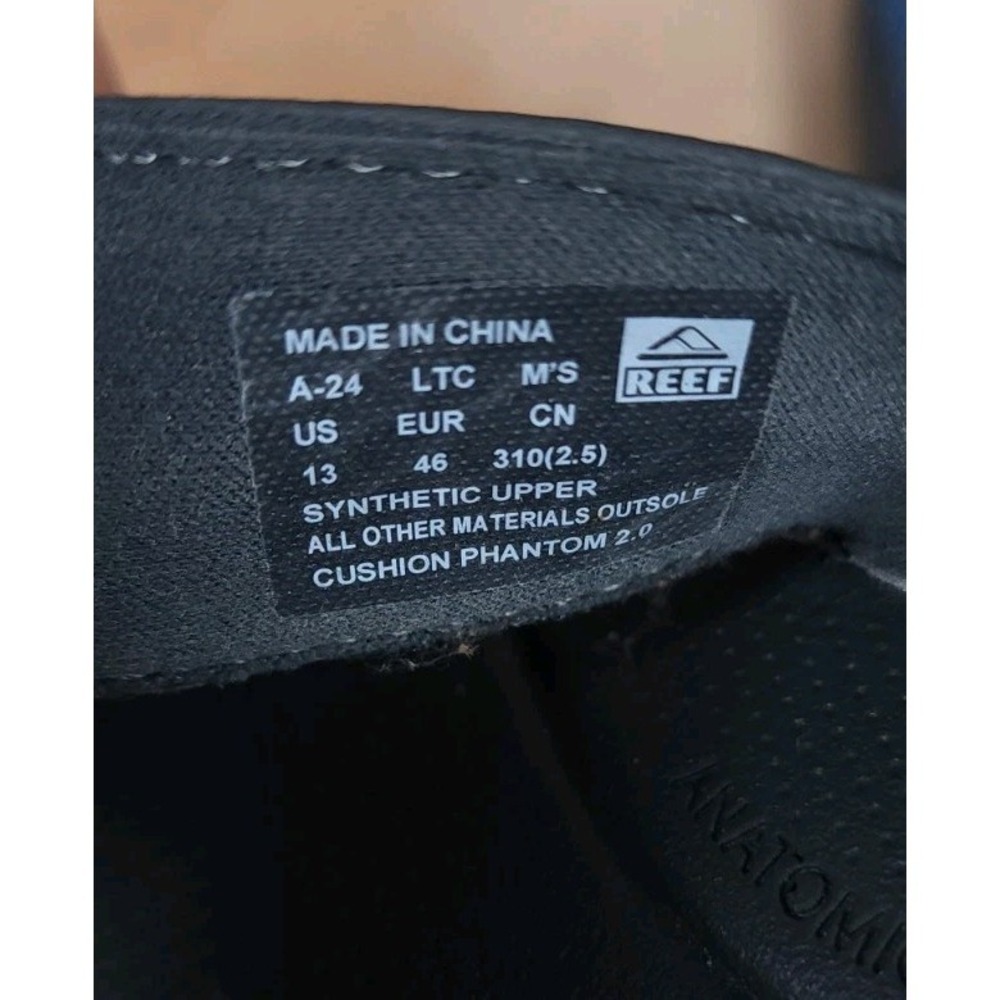 REEF Ortho Spring Mens Size 13 Flip Flop Sandals Blue A-24 - Picture 5 of 5